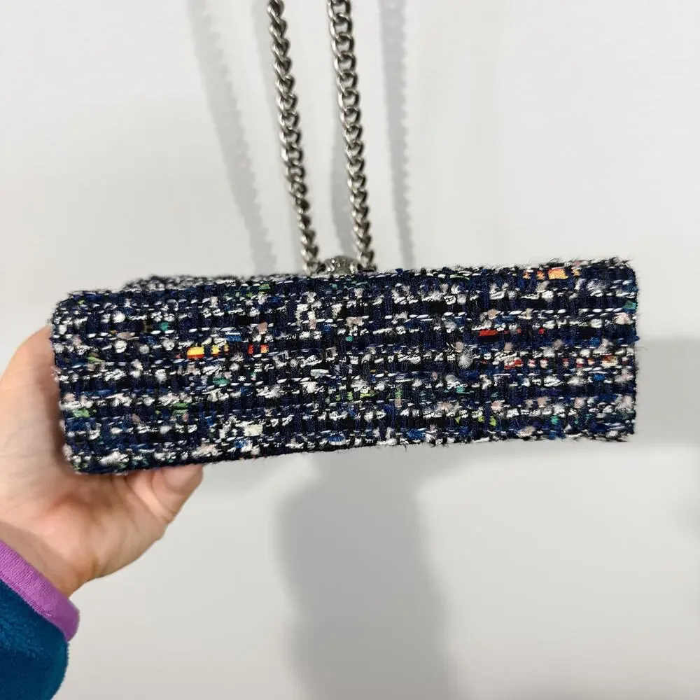 Kurt Geiger London Mini Kensington Tweed Crossbody Bag NWOT